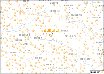 map of Jorgići