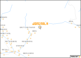 map of Jörgnalm