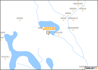 map of Jorgoi