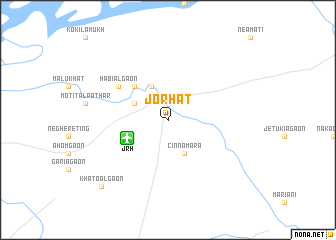 map of Jorhāt