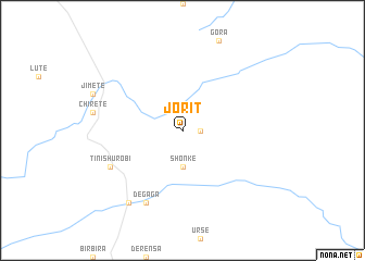 map of Jorīt