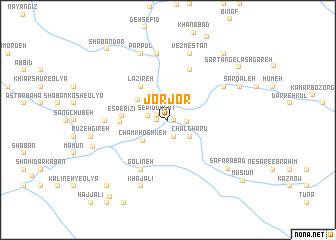 map of Jorjor