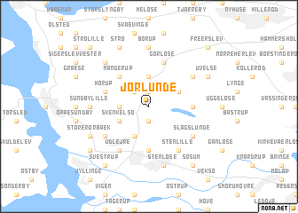 map of Jørlunde