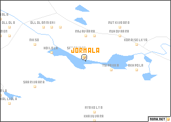 map of Jormala