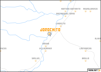 map of Jorochito