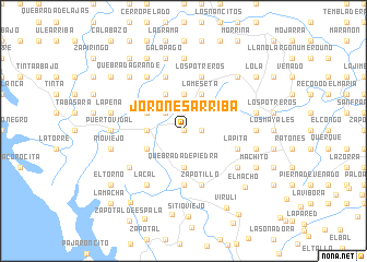 map of Jorones Arriba