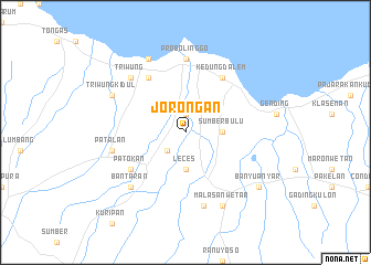 map of Jorongan