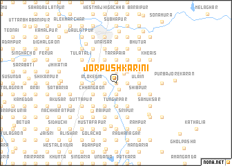 map of Jorpushkarini