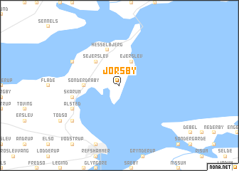 map of Jørsby