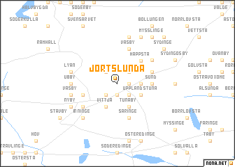 map of Jortslunda