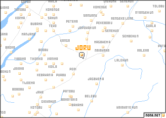 map of Joru