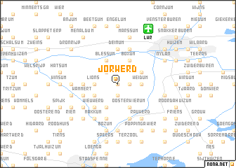 map of Jorwerd