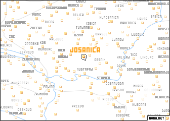 map of Jošanica