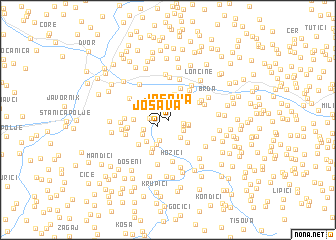 map of Jošava