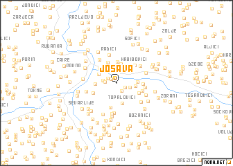 map of Jošava