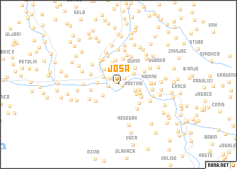 map of Joša