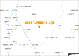 map of José Alves da Silva