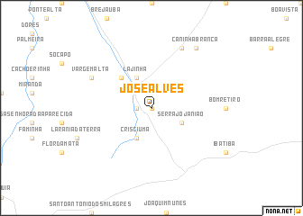 map of José Alves