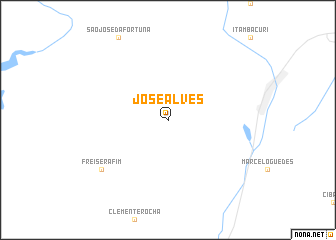 map of José Alves