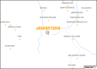 map of José Antônio