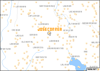 map of Jose Correa