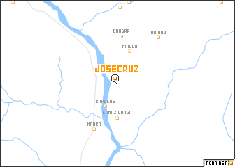 map of José Cruz