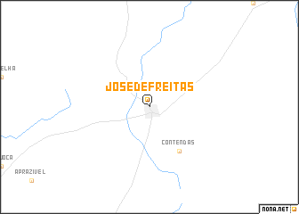 map of José de Freitas