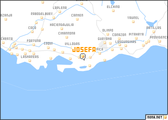 map of Josefa