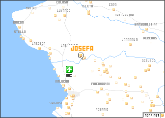 map of Josefa