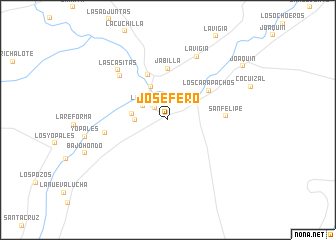 map of Josefero