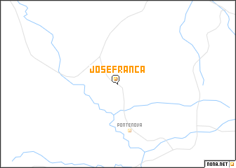 map of José França