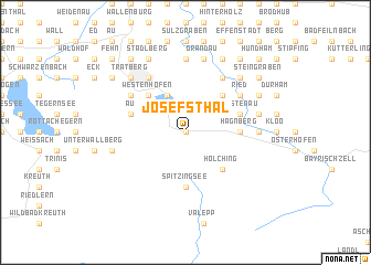 map of Josefsthal