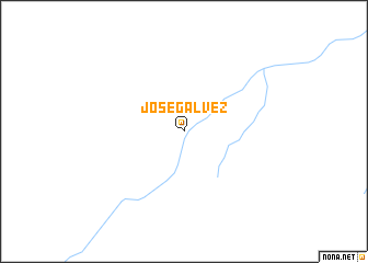 map of José Gálvez