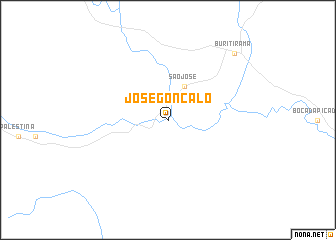 map of José Gonçalo