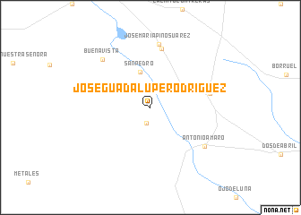 map of José Guadalupe Rodríguez