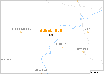 map of Joselândia