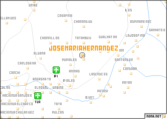 map of José María Hernández