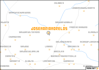 map of José María Morelos