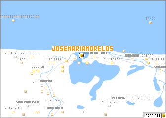 map of José María Morelos