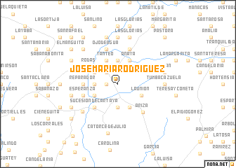 map of José María Rodríguez