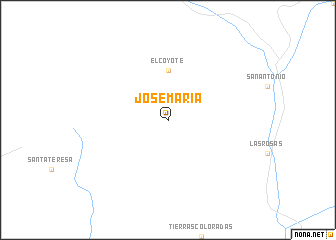 map of José María