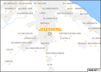 map of José Mármol