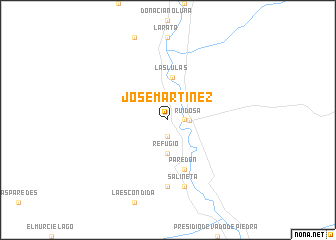 map of José Martínez