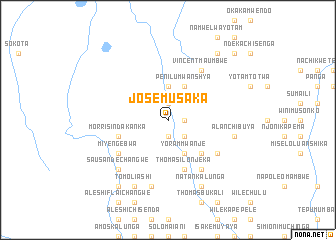 map of Jose Musaka