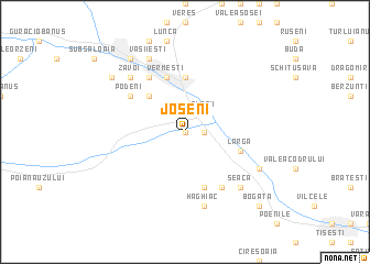 map of Joseni