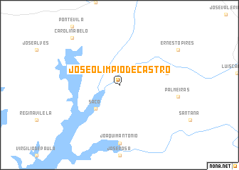 map of José Olímpio de Castro