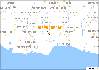 map of José Oquendo