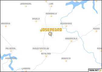 map of José Pedro