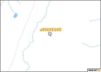 map of José Pedro