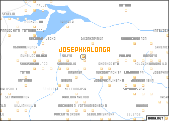 map of Joseph Kalonga